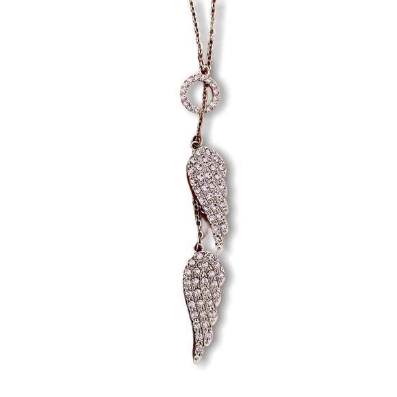 Victoria’s Secret Lariat Angel Wings Necklace